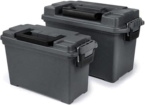 ammo box plastic vs metal|waterproof ammo storage containers.